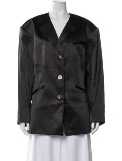 Pre-owned Ganni Evening Jacket In Blue