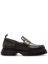 Ganni Everyday Loafer Patent In Brown