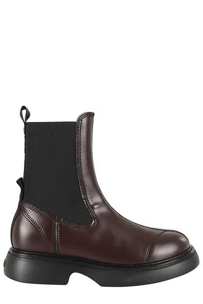 GANNI GANNI EVERYDAY MID CHELSEA BOOT PATENT