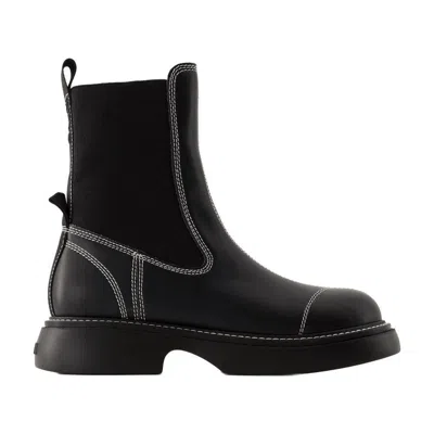 GANNI GANNI EVERYDAY MID CHELSEA BOOTS