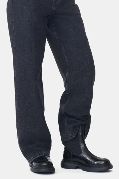 Ganni Black Everyday Mid Chelsea Boots