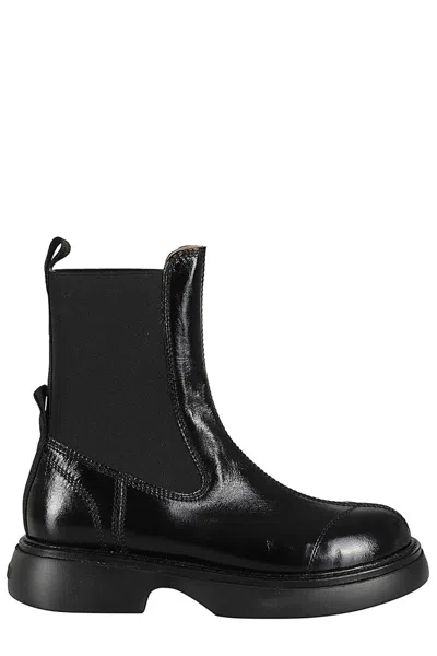 GANNI GANNI EVERYDAY MID CHELSEA BOOTS TONAL NAPLACK