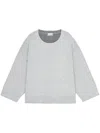 Ganni Extra-long Sleeves Sweater In Grey