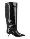 Ganni Eyelets Slouchy High Shaft Boot