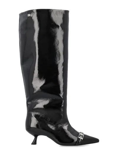 GANNI EYELETS SLOUCHY HIGH SHAFT BOOT