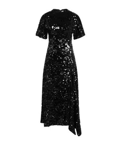 Ganni Fashion Slimming Figure-hugging Dress In Black