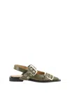 Ganni Ballerina With Buckle