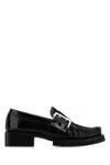 Ganni + Net Sustain Feminine Buckled Recycled Faux Patent-leather Loafers