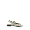 Ganni Women Feminine Pumps In Green