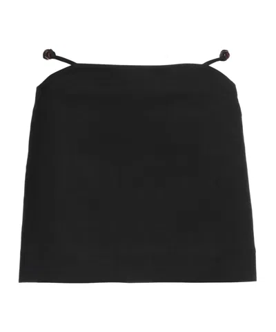 Ganni Flare Skirt In Black