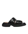 Ganni Women's "mule" Sandals In Black