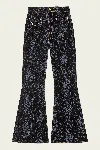 Ganni Navy Snake Print Goddi Jeans