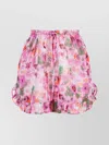 Ganni Patterned Print Bermuda Shorts