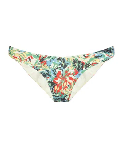 GANNI RECYCLED PRINTED LOWRISE BIKINI BRIEFS
