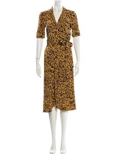 Pre-owned Ganni Floral Print Ruffle Embellishment Nightgown In Multi