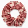 GANNI FLORAL PRINT SCRUNCHIE WITH LOGO