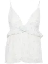 Ganni Thin Shoulder Strap Sling In White