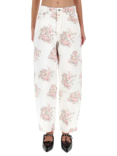 GANNI GANNI FLOWER JEANS