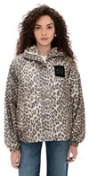 Ganni Flyweight Nylon Jacket Almond Milk In White