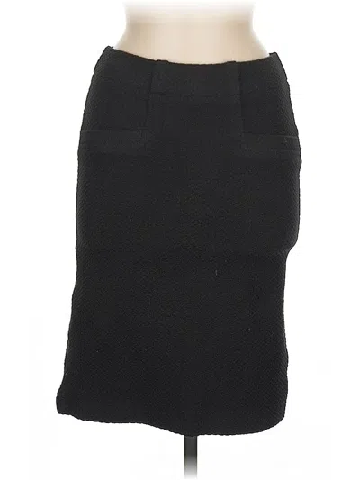 Pre-owned Ganni Formal Skirt In Black