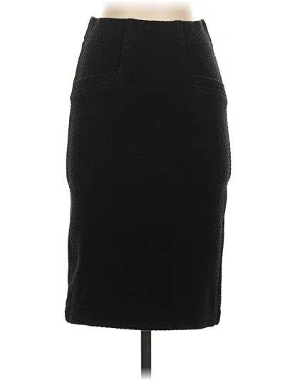 Pre-owned Ganni Formal Skirt In Black