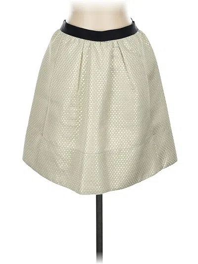 Pre-owned Ganni Formal Skirt In White