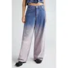 Ganni Future High-rise Wide-leg Jeans In Bleach