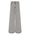 Ganni Future Grey Wide Leg Jeans