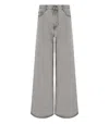 Ganni Future Grey Wide Leg Jeans