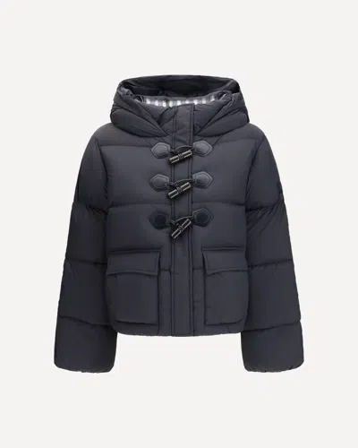Ganni Future Nylon Puffer Jacket In Black