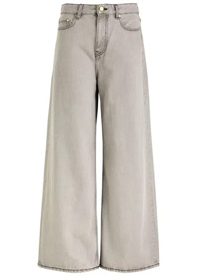 GANNI GANNI FUTURE WIDE-LEG JEANS