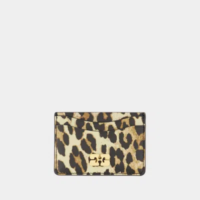 GANNI GANNI GANNI BOU CARD HOLDER PRINT