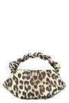 Ganni Mini Bou Leopard-print Tote Bag