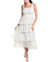 Ganni Georgette Midi Dress