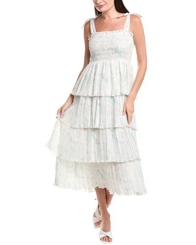 GANNI GANNI GEORGETTE MIDI DRESS