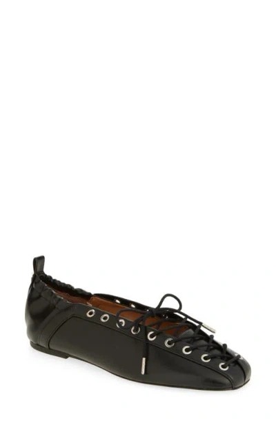 GANNI GANNI GHILLIE BALLERINA FLAT