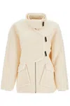 Ganni Bouclã© Wool Blend Over Jacket