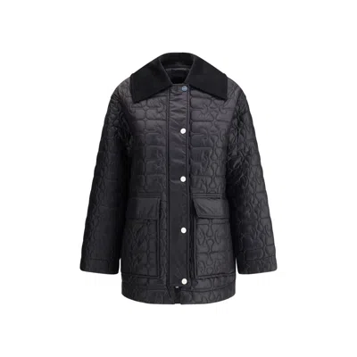 GANNI GLOSSY FINISH DOWN JACKET