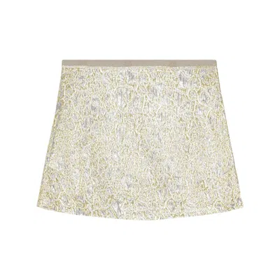 GANNI GOLD  SILVER SKIRTS