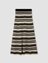 Ganni Womens Future Recycled Viscose-blend Maxi Skirt In Multicolour