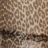 Ganni Multicolor Viscose Skirt In Animal Print