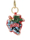 Ganni Grape Keyring In Multi