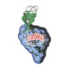 Ganni Multicolour Recycled Leather Key Holders In Brown