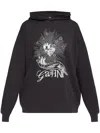 GANNI GRAPHIC-PRINT HOODIE