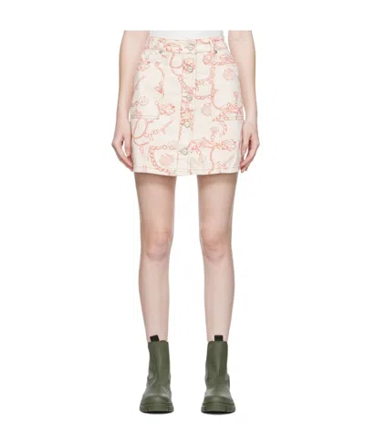 GANNI MINI DENIM SKIRT
