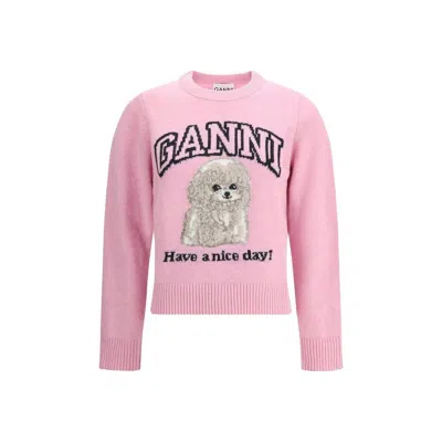 GANNI GANNI GRAPHIC SWEATER