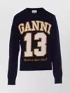 Ganni Graphic Wool Mix Sweater