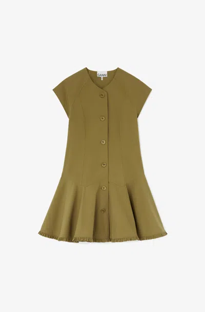 Ganni Green Dress