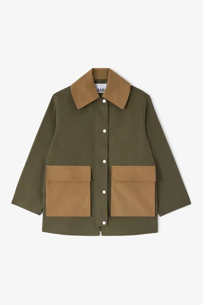 Ganni Green Jacket