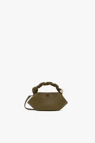 Ganni Green Mini Bou Bag